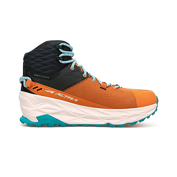 Dámské Turistické Boty Altra Olympus 5 Hike Mid Gtx Oranžové Černé Bílé | CZ-25843