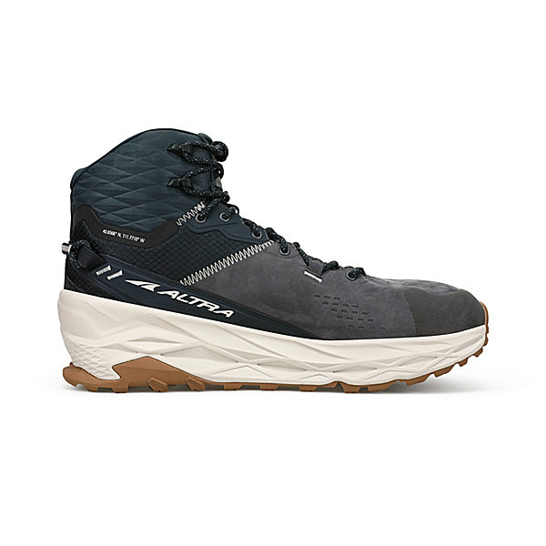 Pánské Turistické Boty Altra Olympus 5 Hike Mid Gtx Černé Šedé Bílé | CZ-46758